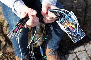 Praktikum an der Fakultät für Technik: Schüler Justus Dicker entwickelt elektronisches System zur Stimmung von Kirchenorgel. 