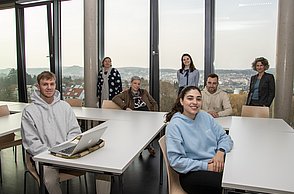 „Tür an Tür“-Projekttreffen an der Fakultät für Technik der Hochschule Pforzheim.