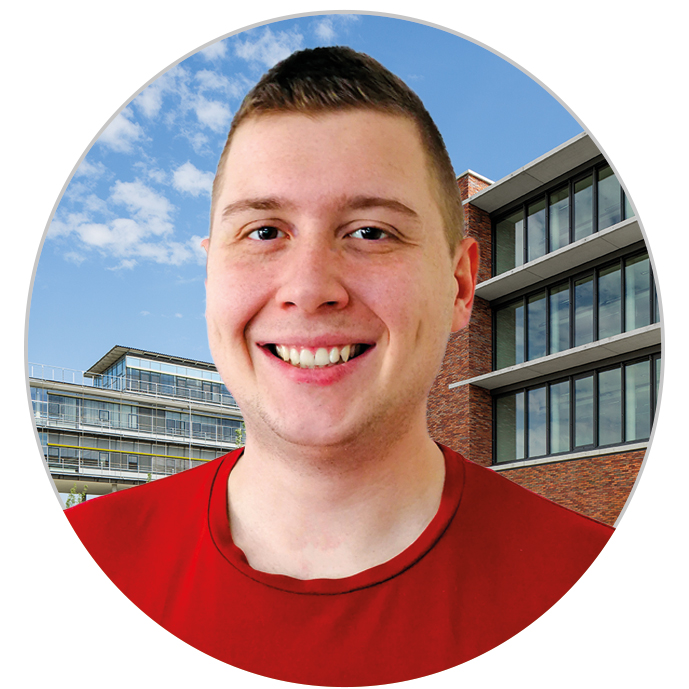 Gary Hildebrandt studiert Mechatronische Systementwicklung