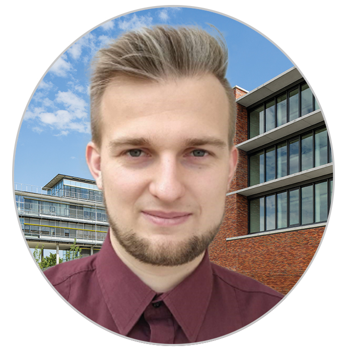Enrico Schütt studiert Maschinenbau/ Produktentwicklung