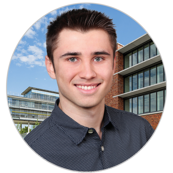Niklas Vogt studiert Maschinenbau/ Produktionstechnik und -management